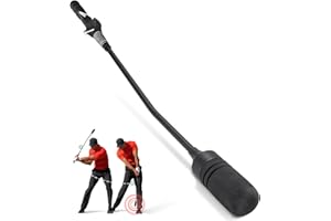 Zcoorey Golf Swing Trainer - Click Stick Golf Trainer for Golf Tempo Practice, Weighted Golf Training Aid Helps Enhance Strength, Improve Swing Rhythm & Maintain Balance