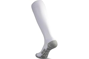 CWVLC Soccer Socks (1/3/5 pairs) Team Sport Knee High Socks for Adult Youth Kids