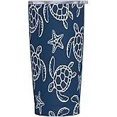 Wisedeal Cute Sea Turtle Stainless Steel Mug 20 Oz - Keeps Drinks Hot for About 5 Hours and Cold for Up to 12 Hours, Christmas and Birthday Gifts, Perfect for Cafes Offices Home Use