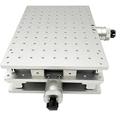 INTBUYING 2 Axis Moving Table for Laser Marking Engraving Machine Portable XY-Axis Moving Workbench 300 * 220 Two-dimensional Marking Machine Table