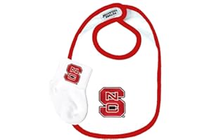 Future Tailgater North Carolina State NC State Wolfpack Baby Bib and Socks Set