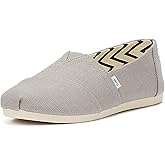 Toms Womens Alpargata Loafer Flat, Grey, 8 US