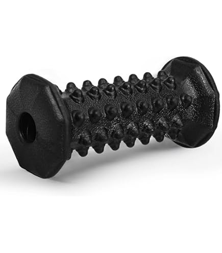 H&S Foot Massage Ball Roller - Muscle Roller Stick For Fascia And Feet - Silicone Exercise Roller Massager With Nubs For Stress Relief And Relaxation - Grey - View #12