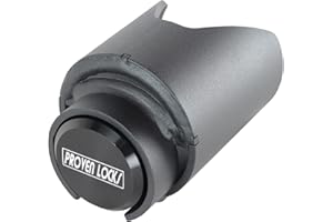 Proven Industries Model 2178 Trailer Lock, Fits Select 2-Inch Trailer Couplers, Secures Safety Chains, Made in The USA, (Black)