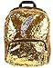 Magic Sequin! Reversible Sequin Gold to Silver Fashion Backpack & Matching Zip Pouch