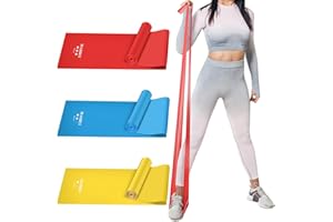 HAIBEI Resistance Bands Set Stretch Band Elastic Exercise Bands for Physical Therapy Tension Band Recovery Band Workout Bands