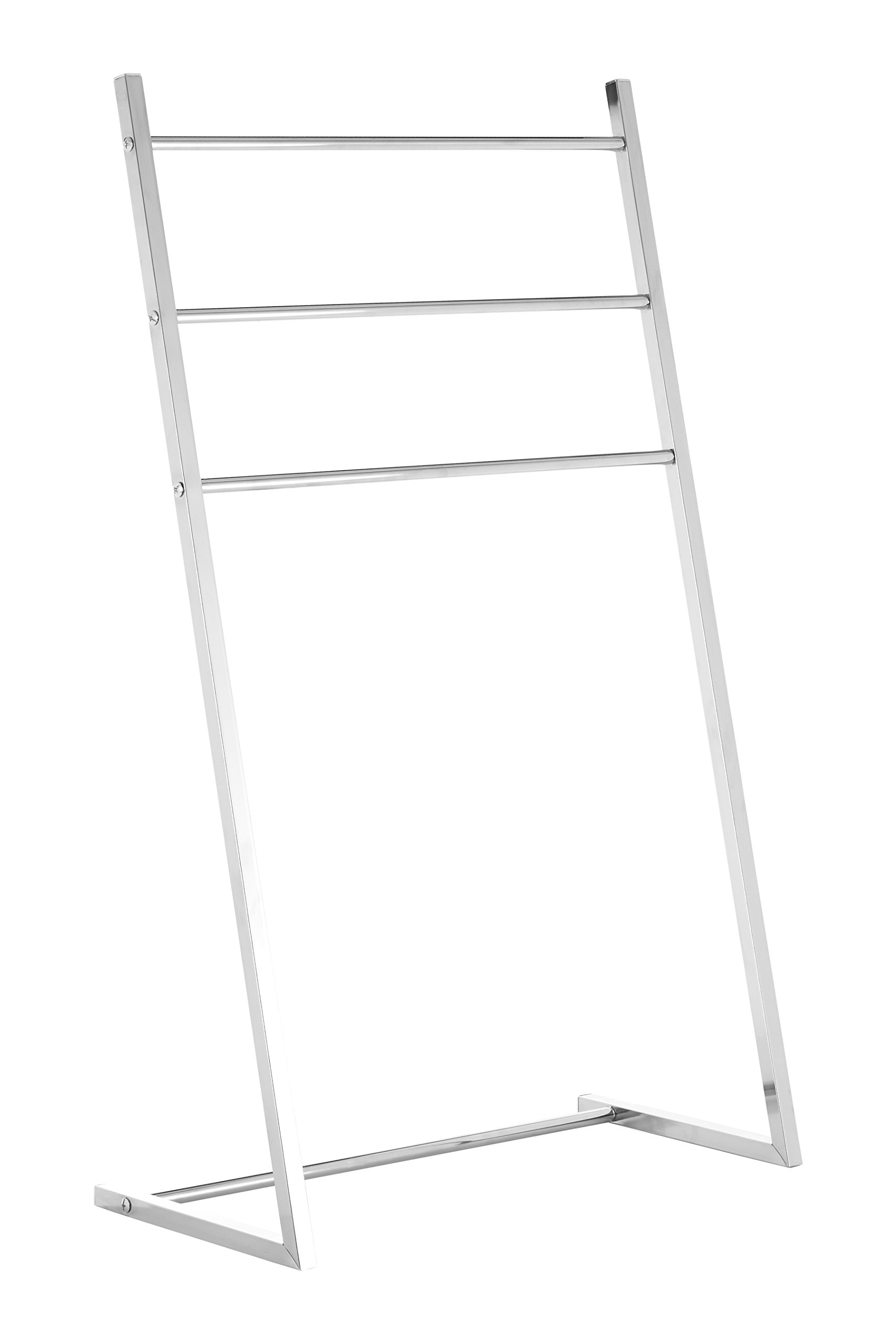 Premier Housewares 1601234 Towel Rails Drying Towel Holder Chrome , Three Tier, 86 x 50 x 26