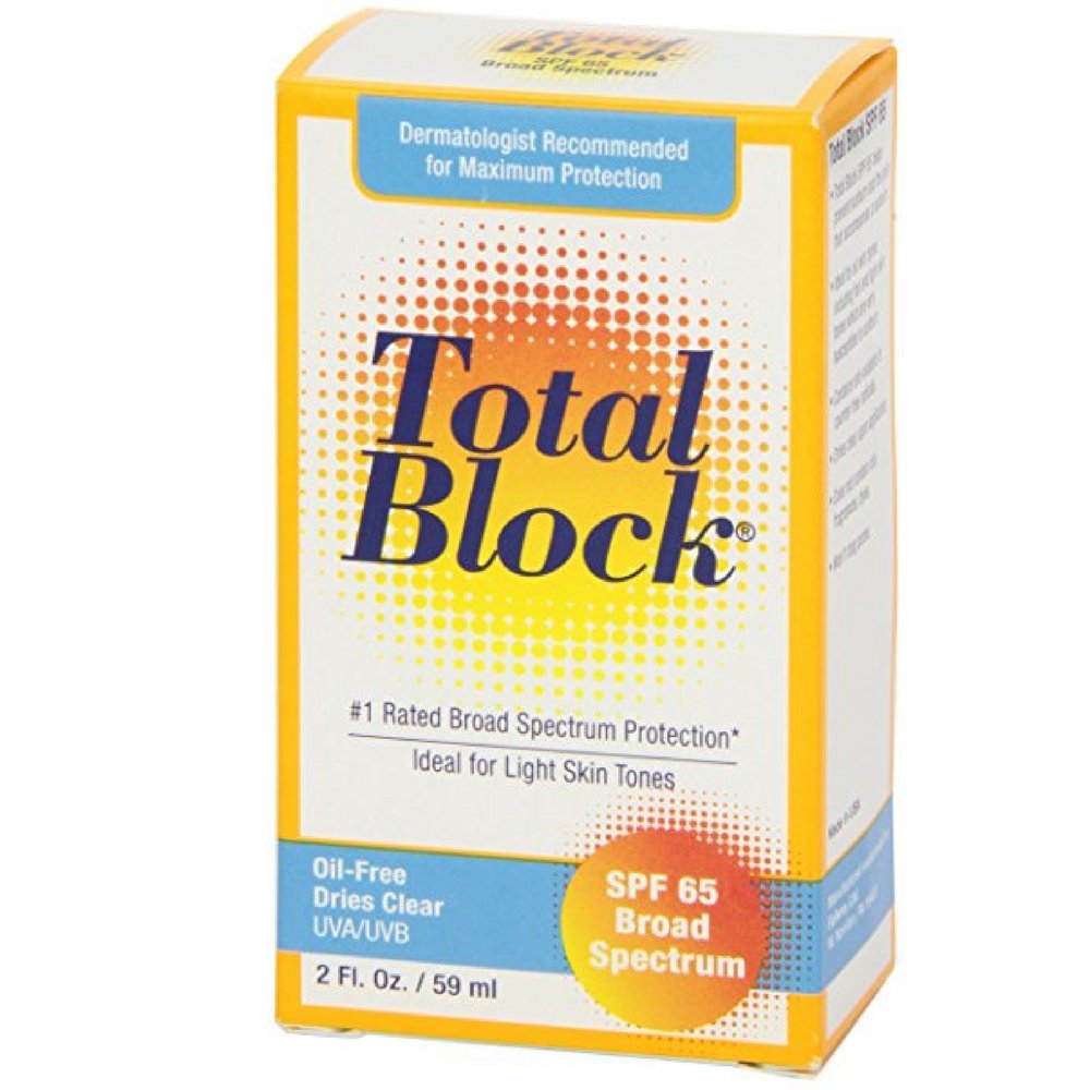 Total Block Sun Protection SPF 65 Clear 2 oz (Pack of 3)