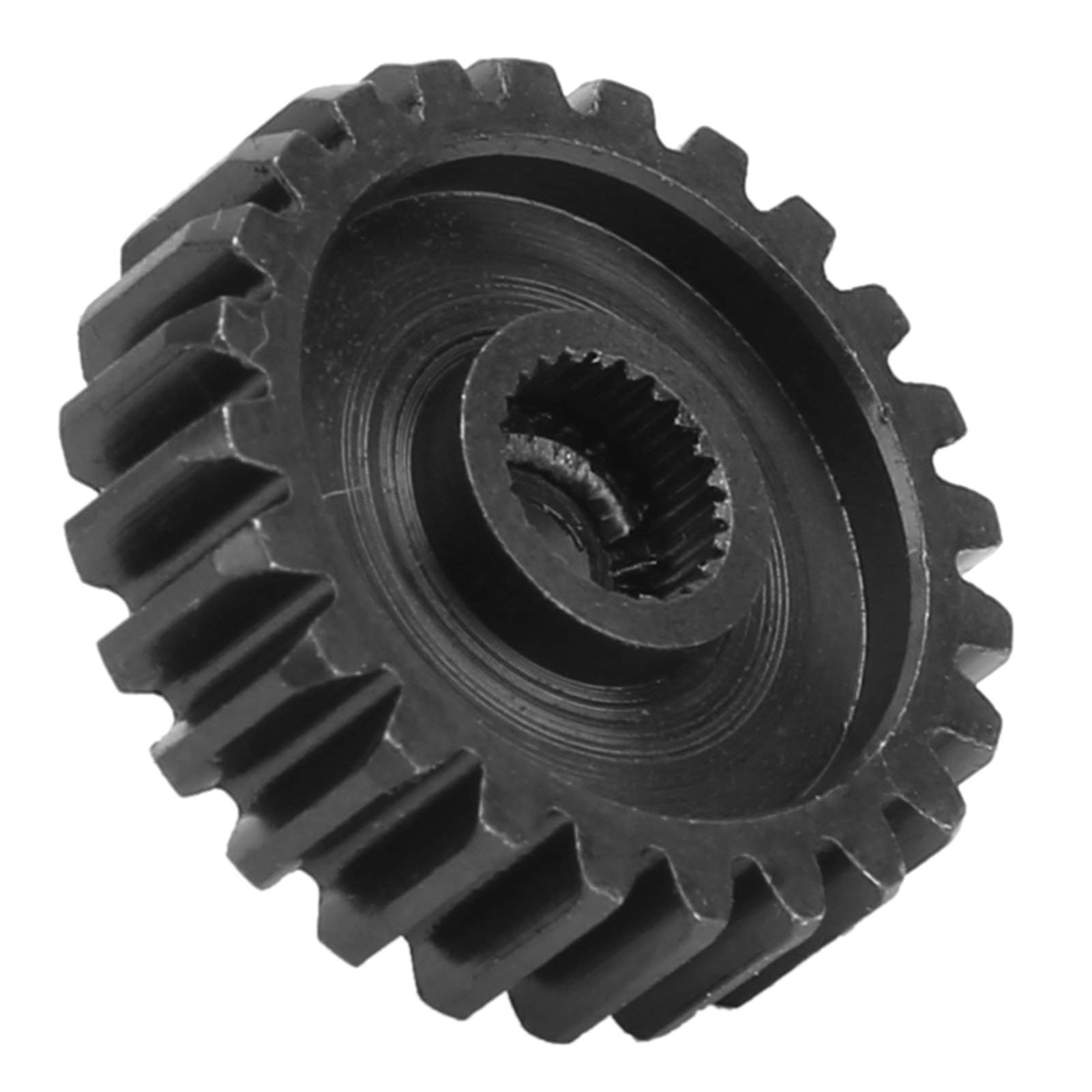 24 Tooth Steel Pinion Gear, Steel Servo Gear Replacement for Steering & Transmission Systems, Hardened for Durability & Smooth Meshing
