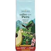 Coffee from Peru Medium Roast Ground, 12 OZ (340 Grams), From El Palto Farm, Fairtrade, 100% Arabica, Small Batch Roasted in South Carolina, Made from Organic Green Beans