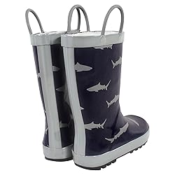 Hudson Baby Kids Rain Boots, Sharks, 12 US Unisex