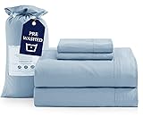 Casa Platino Queen Size Sheets Set, Pre-Washed