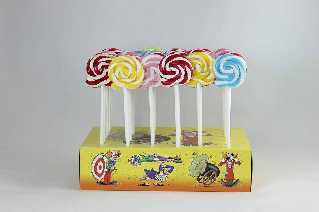 Sweet Boutique Fruit Rainbow Candy Canes All Natural 40 g (Pack of 18)