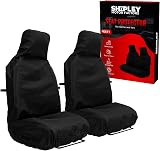 Shipley Motor Factors Heavy Duty Front Seat Covers Oxford Waterproof Pair view 1