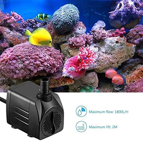 Hdzww 475 Gph水中ポンプ25ワット超静かな噴水ウォーターポンプ 水槽用2ノズル 水槽 池 水耕栽培 彫像 B07tw63s79 3 854円 大人気 New Arrival 最安値挑戦 年中無休 高品質 通販