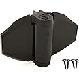 D&D Technologies TCHD2L2S3BTS TruClose Heavy Duty Gate Hinges, for Self Closing Wood or Vinyl Gates up to 154 Pounds, with Alignment Legs, Black, 2 Count