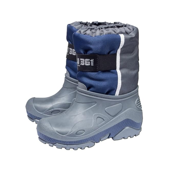 WALKX Kinder Gummistiefel Gefüttert Regenstiefel Schmutz- und Wasserabweisend Ausgerüstet