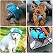 Dog Hat-Pet Baseball Cap/Dogs Sport Hat/Visor Cap with Ear Holes and Chin Strap for Small Dogs (Size M, Blue) by Happy Hours