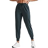 CRZ YOGA Women's Lightweight Workout Joggers 27.5" - Travel Casual Outdoor Running Athletic Track Hiking Pants with Pockets