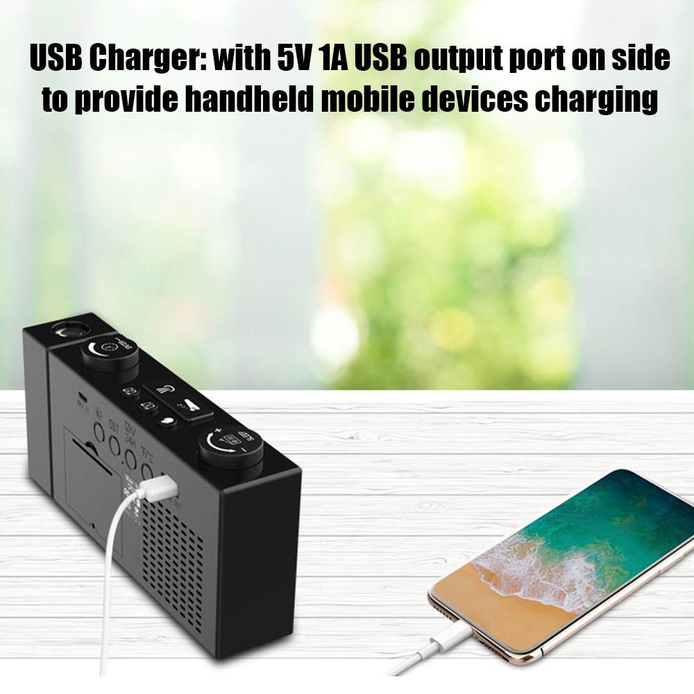 Galapara Despertador Proyector, LCD Radiocontrol inalámbrico ...