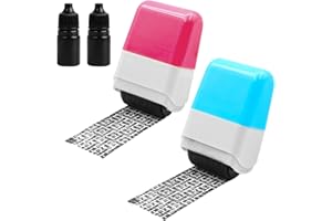 Identity Protection Roller Stamps,Identity Theft Protection Stamp for ID Blockout - Privacy Confidential and Address Blocker 