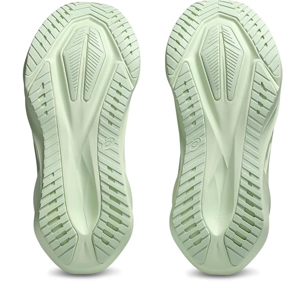 ASICS WOMEN’S NOVABLAST 5 RUNNING SHOES, 7, WHISPER GREEN/MONUMENT BLUE
