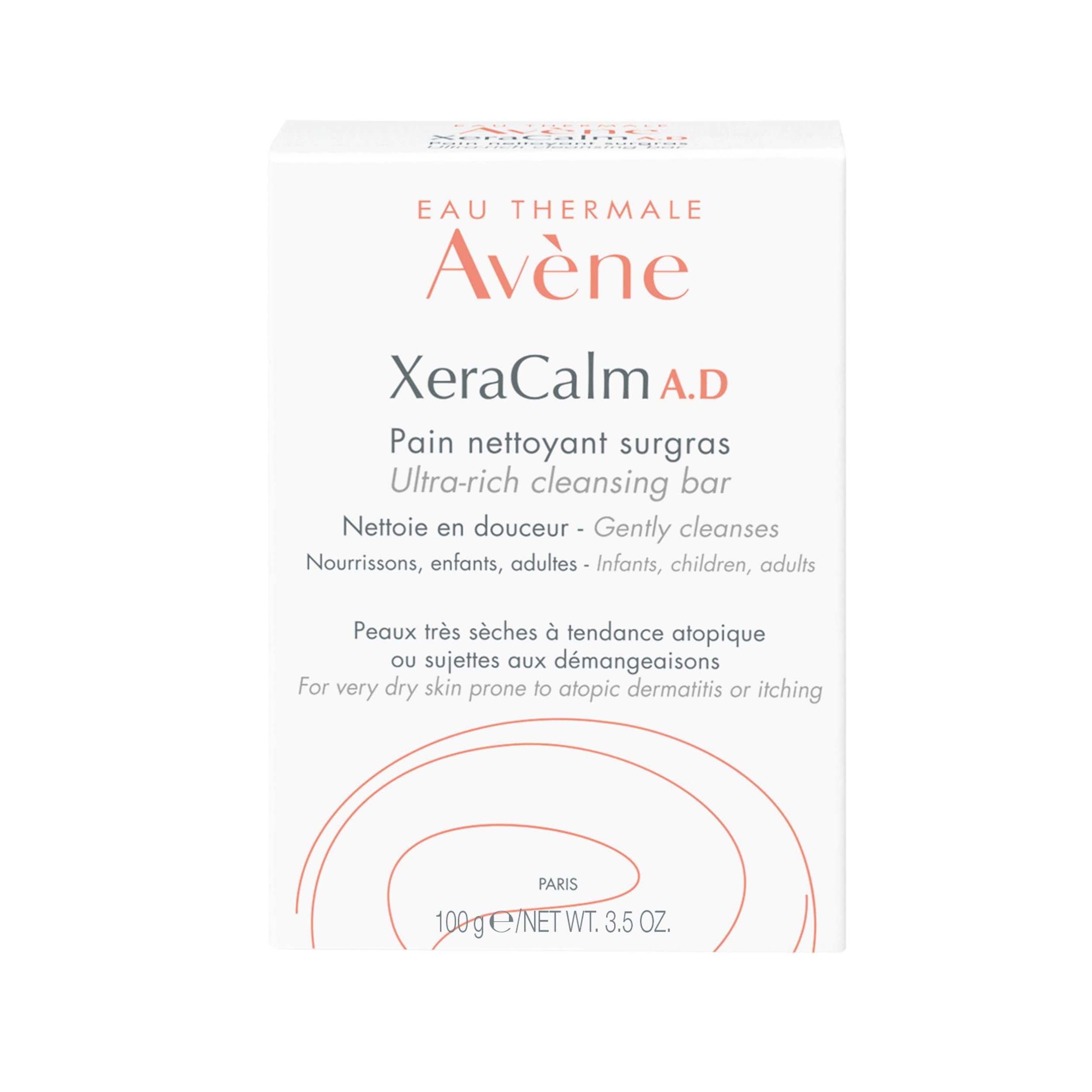 Avène XeraCalm AD Ultra-Rich Cleansing Bar 100g
