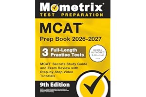MCAT Prep Book 2026-2027 - 3 Full-Length Practice Tests, MCAT Secrets Study Guide and Exam Review with Step-by-Step Video Tutorials: [9th Edition]