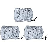 Elitzia Professional Steam Cap Waterproof Hair Steamer Bonnet for Micro Mist Scalp Massage Deep Conditioning Black Hair Care Salon Treatments (3pc Gray)