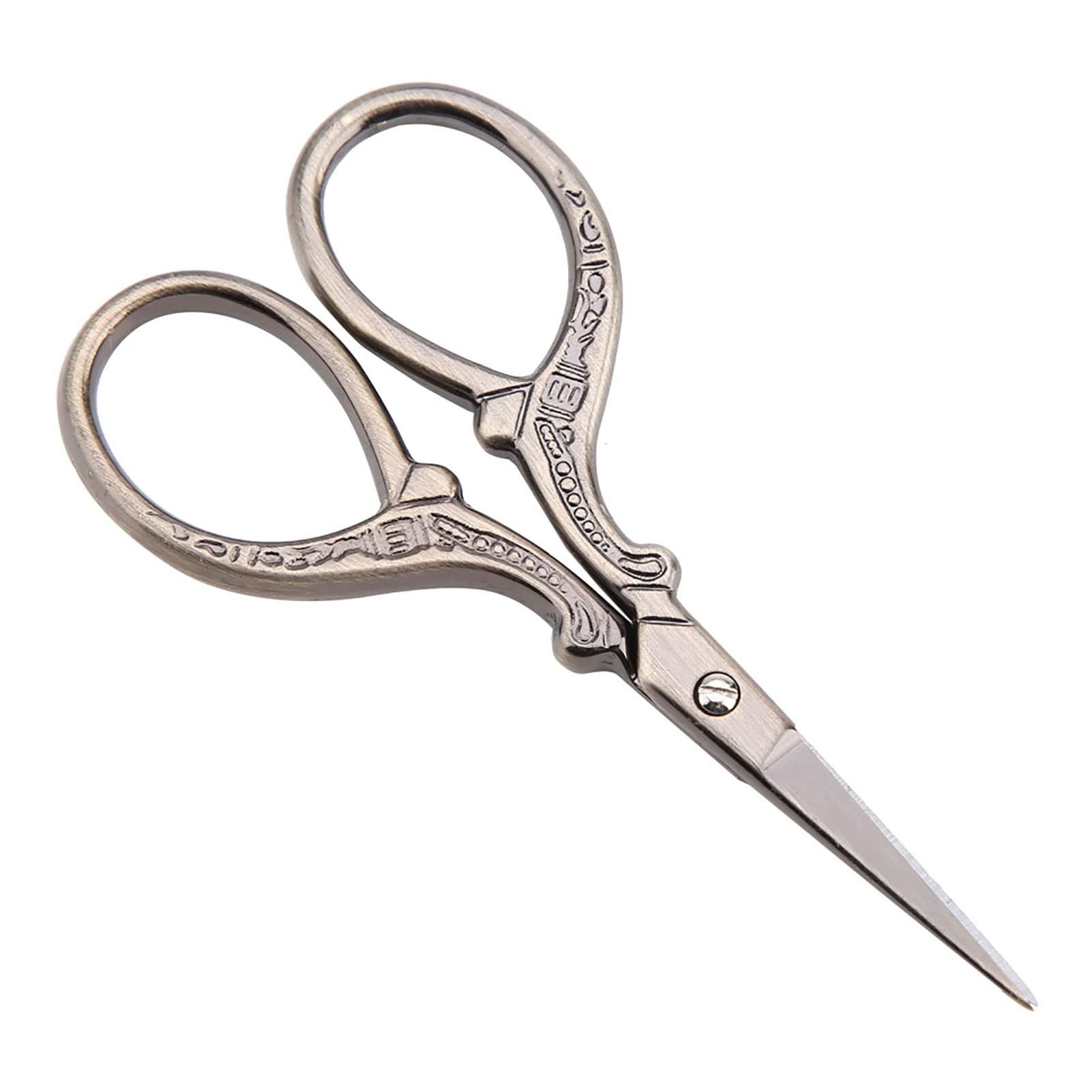 Vintage Craft Shears DIY Cross-Stitch Sewing Shears Small Dresser Embroidery Scissor Tool(Bronze)
