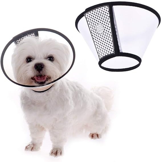 Elizabethan Collar Protector Ajustable para Perros y Gatos