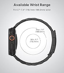 MoKo Titanium Band Compatible with Apple Watch Band