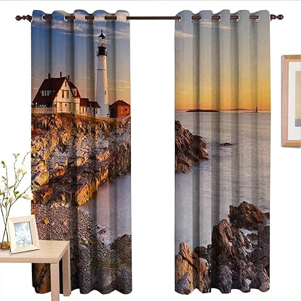 Amazon Com Aotuma Grommet Curtains United States Cape Elizabeth