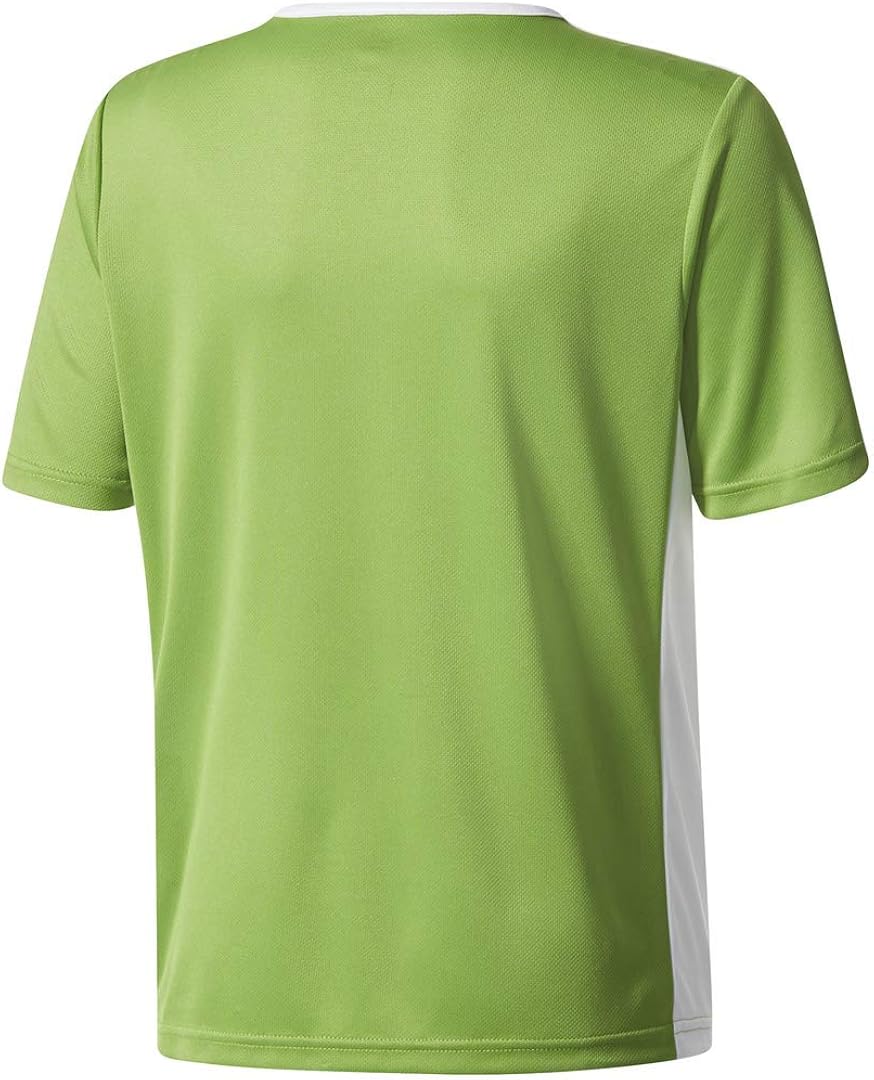 adidas Boys' Entrada 18 AEROREADY Primegreen Recycled Materials Soccer Short Sleeve Jersey : Clothing