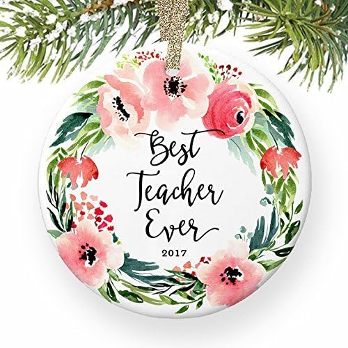 Download Christmas Tree Decorations Best Teacher Ever Favorite Elementary Or High School Teachers Gift For College University Or Pre School Christmas Ornament Crafts Anniversary Keepsake Amazon Ca Home Kitchen 3D SVG Files Ideas | SVG, Paper Crafts, SVG File