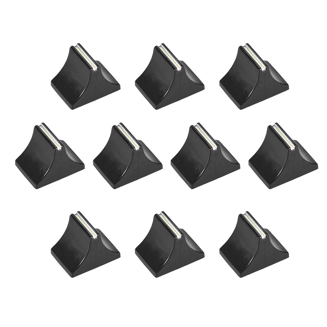 sourcing map Straight Sliding Potentiometer Push-Pull Cap for Volume Tone Fader Cap Stage Lighting Dimming Cap 10pcs