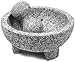 IMUSA USA Super Heavy Traditional Granite Molcajete Spice Grinder, 8-Inch, Gray, 8