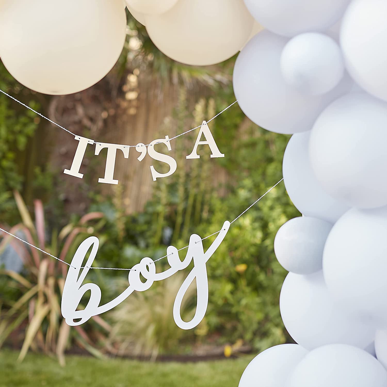 Ginger Ray Hello Baby Shower or Gender Reveal Blue It’s a Boy Banner Bunting Party Decoration