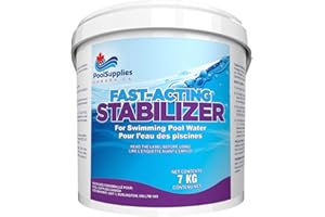 Pool Stabilizer – 7Kg Chlorine Stabilizer - Fast-Dissolving Formula for Swimming Pools – Reduces Chlorine Loss from Sunlight 
