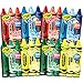 Crayola Party Favors Sticker Books Set -- 8 Packs Filled with Crayola Reward Stickers (Over 2000 Stickers Total)