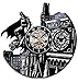 Batman Dark Knight Hero Arkham City DC Comics Movie Characters Vinyl Record Design Wall Clock - Decorate your home with Modern Famous Batman Dark Knight Story Art - Best gift for him or her