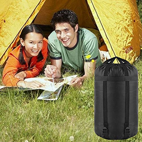 HOOMBOOM Compression Stuff Sack, 2-Pack 46L Waterproof Sleeping Bags Storage Stuff Sack Organizer, Great for Backpacking and Camping - Thumbnail 5