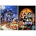 Aneco 2 Pack 5D DIY Diamond Painting Kits Trick or Treat Pumpkin House Full Drill Embroidery Paintings for Halloween Party Decorations