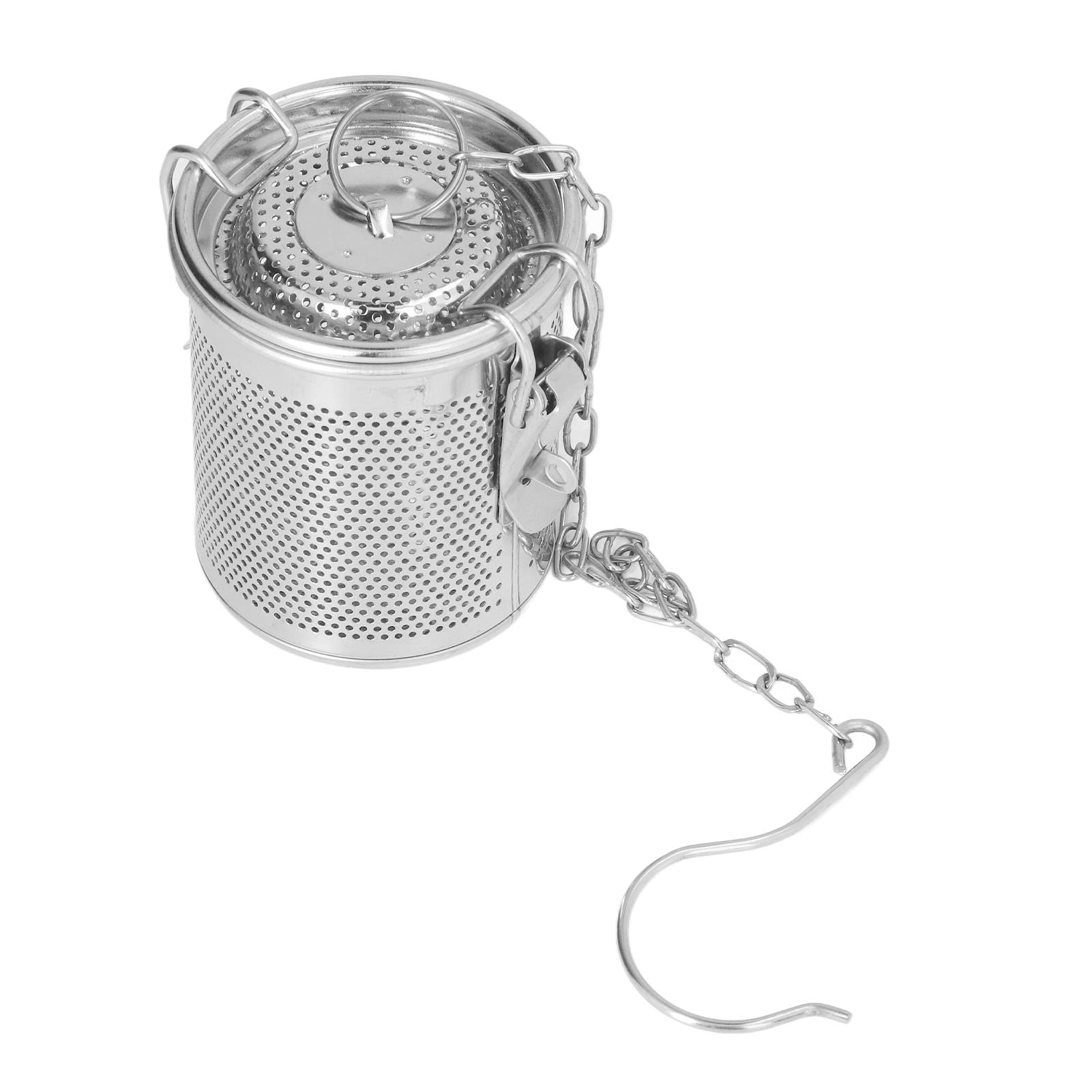 Spice Seasoning Strainer, Stainless Steel Seasoning Bag Tea Infuser Multipurpose Spice Filter Seasoning Strainer for Gravy Soup Taste Spice (0.3L)