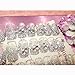 Dongcrystal 24Pcs 3D Bling Nail Art Jewelry Glitter Rhinestone Pearl Decor Nail Tips Fake Nails