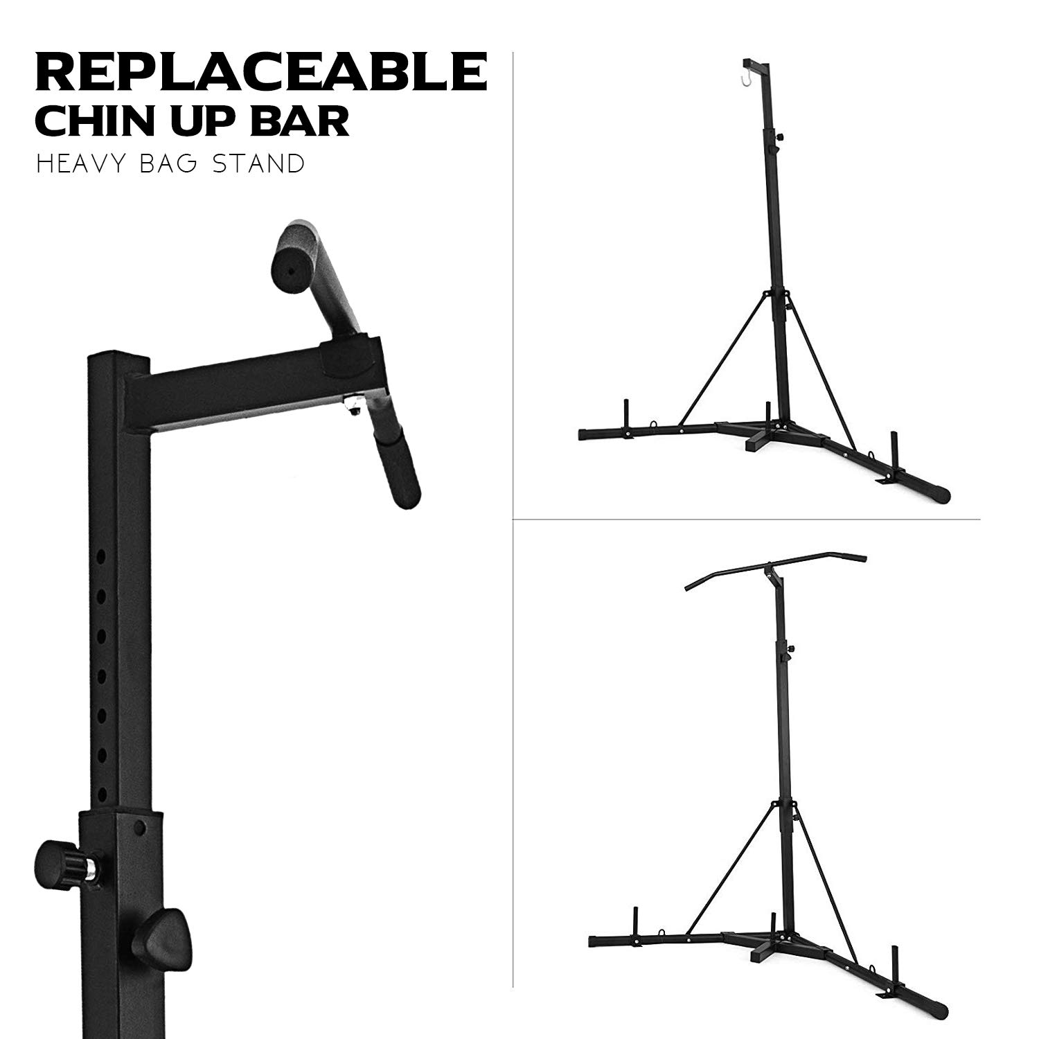 folding boxing bag stand