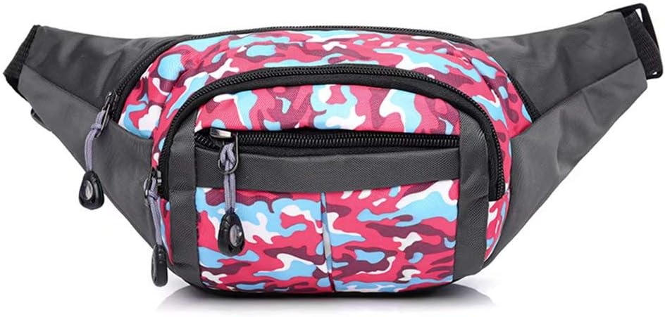 Toudorp Fanny Pack 4 Pockets Waist/Bum Bag 26-44 inches Adjustable Belt for Men and Women Running, Cycling and Fishing