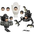 Bentex Toilet Building Set, G-Man Toilet Man Cameraman Game Model Toys Ideas Collectible Building Bricks Birthday Gift for Fans(3 PCS)
