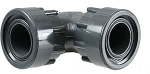DURA 1" Slip X Swivel Manifold Elbow - Schedule 40 PVC, 90-Degree Fitting With O-Ring-888711