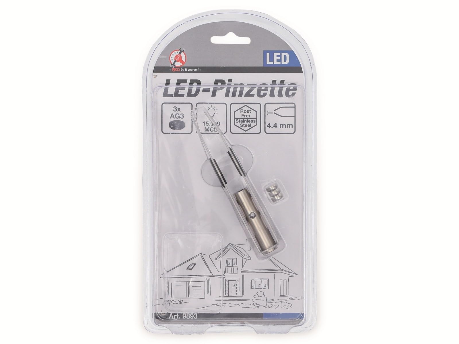 BGS Diy 9893 | LED-Pinzette 4